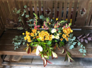 Display in church porch